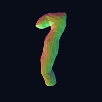 Digit 1 Mesh