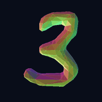 Digit 3 Mesh